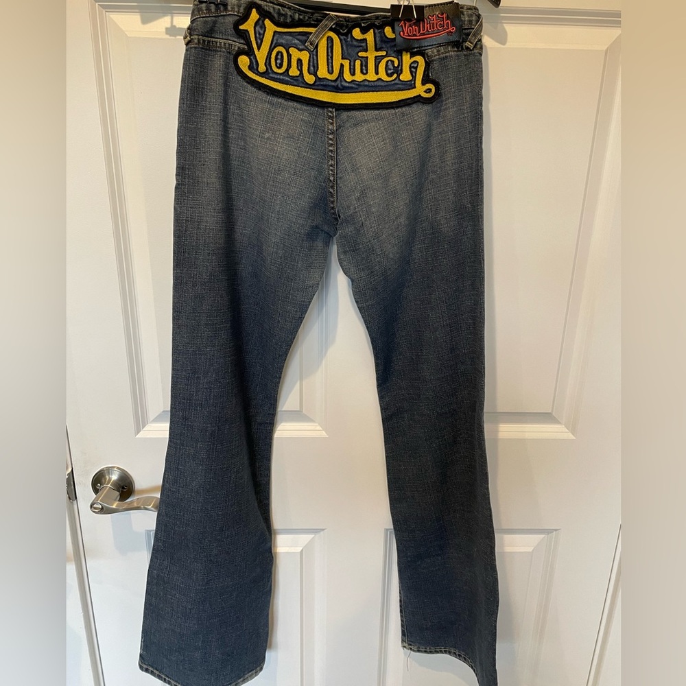 Y2K Von Dutch Low-rise Flare Jeans